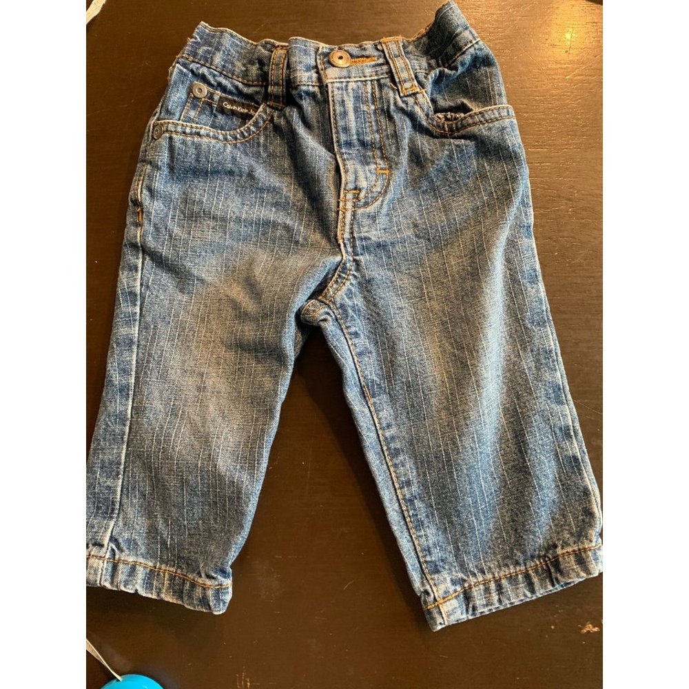 Boys girls 6/9 month Calvin Klein Jeans denim